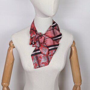 NWT Ogsplosh Retro Women's Ascot Scarf Red Black
